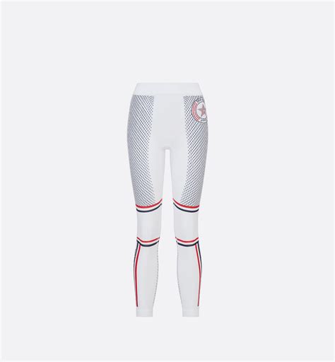 white dior leggings|DiorAlps Leggings White Cannage Technical Knit .